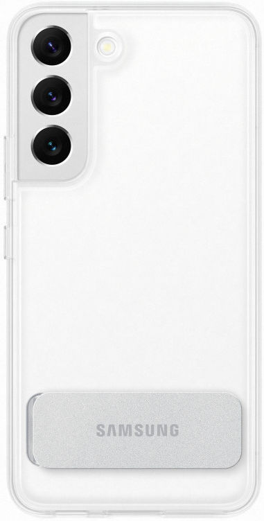 Origineel Samsung Galaxy S22 Hoesje Clear Standing Cover Transparant afbeelding 1