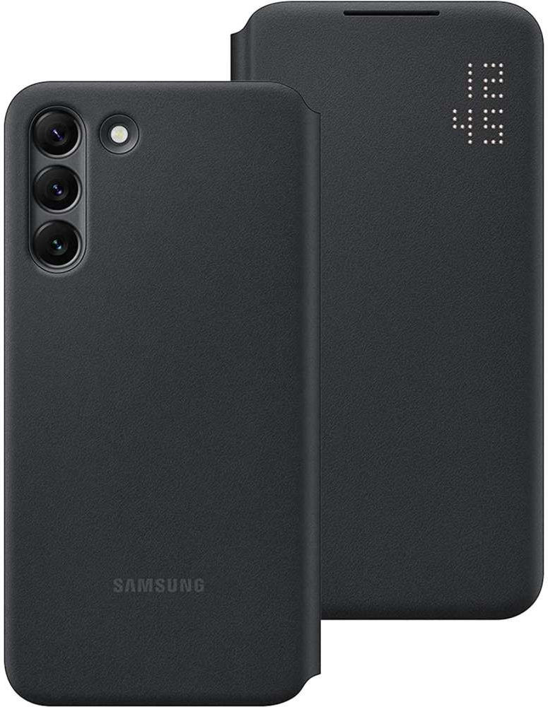 Origineel Samsung Galaxy S22 Plus Hoesje Smart LED View Cover Zwart afbeelding 5