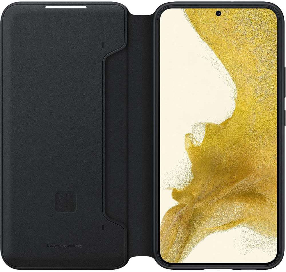 Origineel Samsung Galaxy S22 Plus Hoesje Smart LED View Cover Zwart afbeelding 2