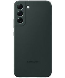 Origineel Samsung Galaxy S22 Plus Hoesje Silicone Cover Groen