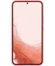 Origineel Samsung Galaxy S22 Plus Hoesje Silicone Cover Coral Rood