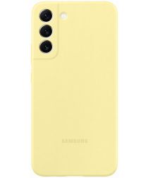 Origineel Samsung Galaxy S22 Plus Hoesje Silicone Cover Geel