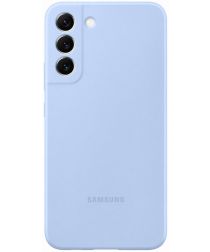 Origineel Samsung Galaxy S22 Plus Hoesje Silicone Cover Blauw