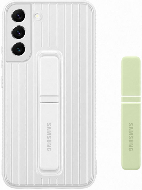 Origineel Samsung S22 Plus Hoesje Protective Standing Cover Wit afbeelding 7