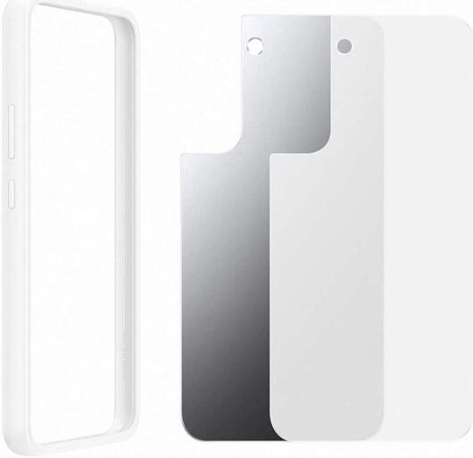 Origineel Samsung Galaxy S22 Plus Hoesje Frame Cover Wit afbeelding 4