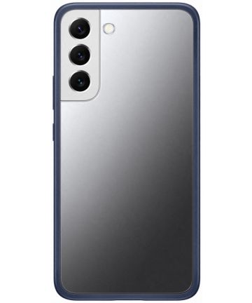 Origineel Samsung Galaxy S22 Plus Hoesje Frame Cover Blauw Hoesjes