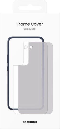 Origineel Samsung Galaxy S22 Plus Hoesje Frame Cover Blauw afbeelding 5