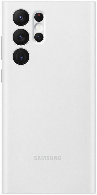 Origineel Samsung S22 Ultra Hoesje Smart Clear View Cover Wit afbeelding 4