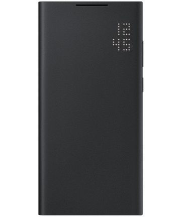 Origineel Samsung Galaxy S22 Ultra Hoesje Smart LED View Cover Zwart Hoesjes