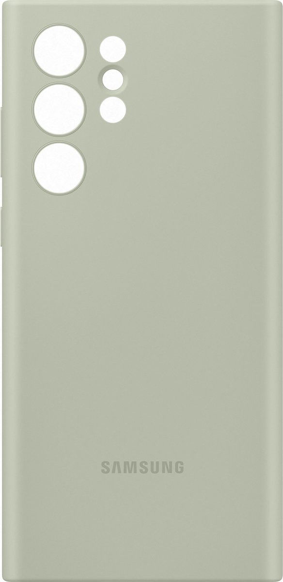Origineel Samsung Galaxy S22 Ultra Hoesje Silicone Cover Groen afbeelding 3