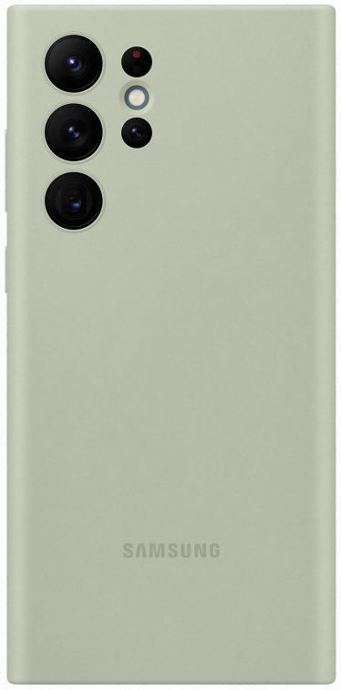 Origineel Samsung Galaxy S22 Ultra Hoesje Silicone Cover Groen afbeelding 1