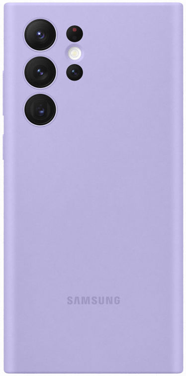 Origineel Samsung Galaxy S22 Ultra Hoesje Silicone Cover Paars afbeelding 1