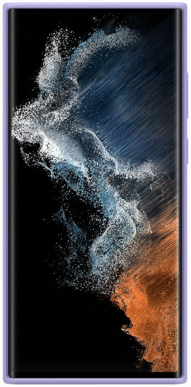 Origineel Samsung Galaxy S22 Ultra Hoesje Silicone Cover Paars afbeelding 2