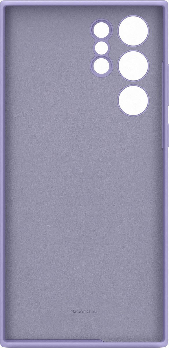 Origineel Samsung Galaxy S22 Ultra Hoesje Silicone Cover Paars afbeelding 4