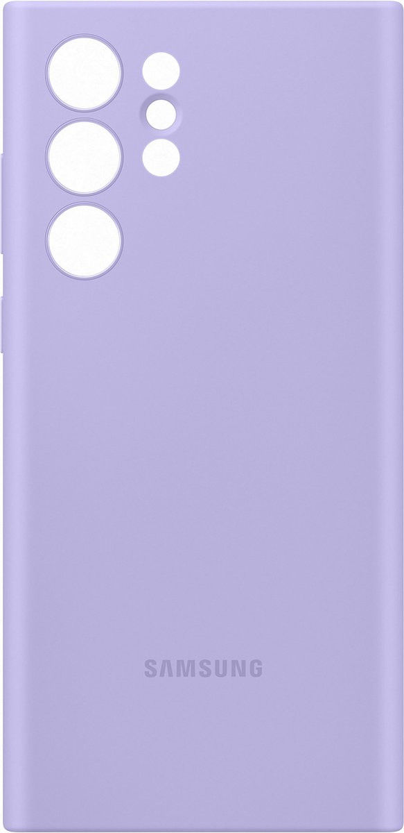 Origineel Samsung Galaxy S22 Ultra Hoesje Silicone Cover Paars afbeelding 3