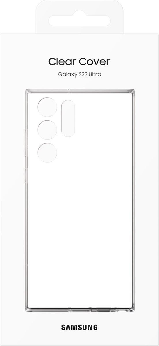Origineel Samsung Galaxy S22 Ultra Hoesje Clear Cover Transparant afbeelding 5