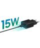 Originele Samsung 15W Power Adapter met USB-C Kabel 1 Meter 2A Zwart