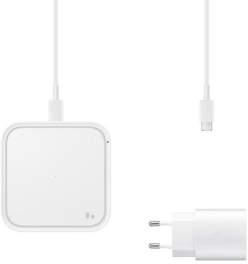 Originele Samsung Wireless Charger 15W Fast Charge + Adapter 25W Wit afbeelding 7