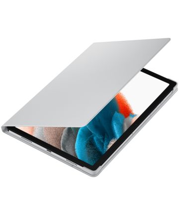 Kikker Briljant textuur Originele Samsung Galaxy Tab A8 Hoes Book Cover Zilver | GSMpunt.nl