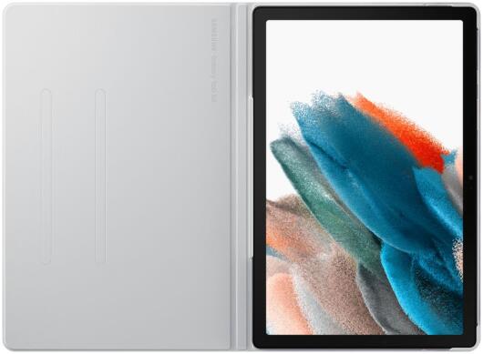 Originele Samsung Galaxy Tab A8 Hoes Book Cover Zilver afbeelding 5