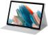 Originele Samsung Galaxy Tab A8 Hoes Book Cover Zilver afbeelding 2