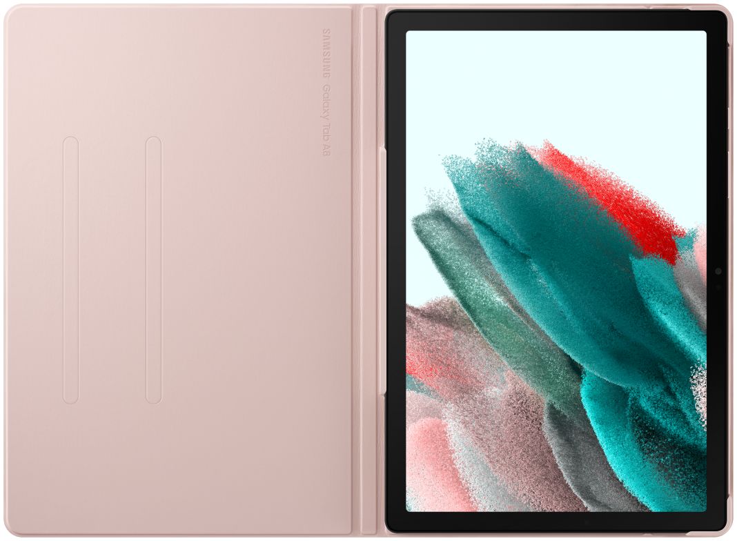 Originele Samsung Galaxy Tab A8 Hoes Book Cover Roze afbeelding 5