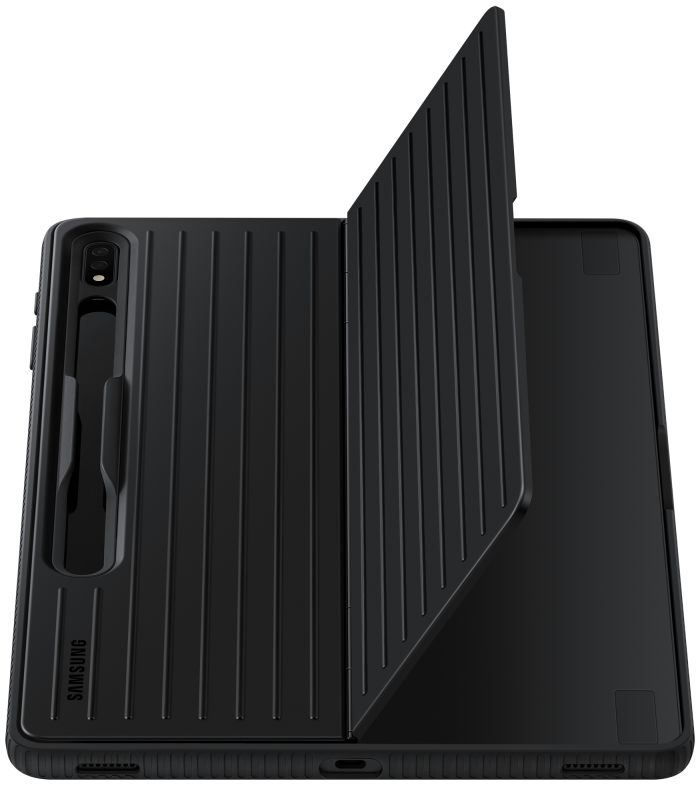 Originele Samsung Galaxy Tab S8 Plus Hoes Protective Standing Zwart afbeelding 5