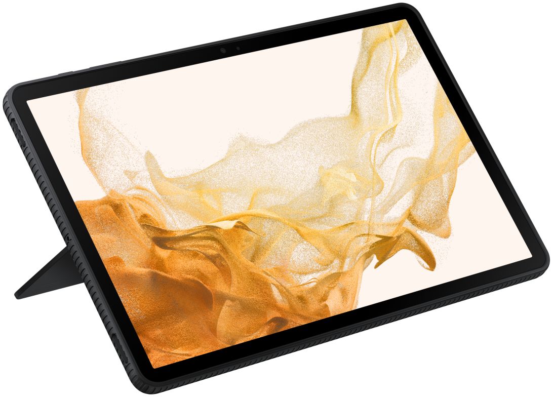 Originele Samsung Galaxy Tab S8 Plus Hoes Protective Standing Zwart afbeelding 2