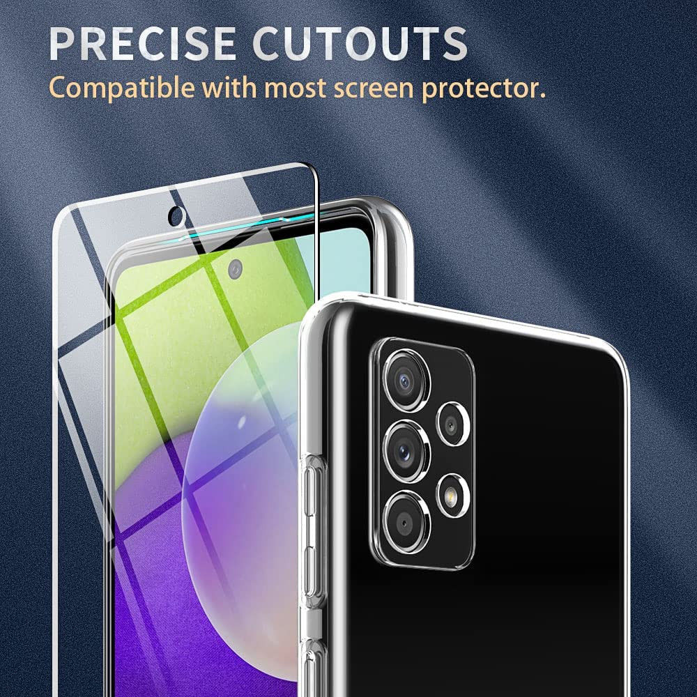 Samsung Galaxy A53 Hoesje Dun TPU Back Cover Transparant afbeelding 5