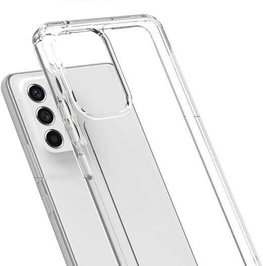 Samsung Galaxy A53 Hoesje Dun TPU Back Cover Transparant afbeelding 2