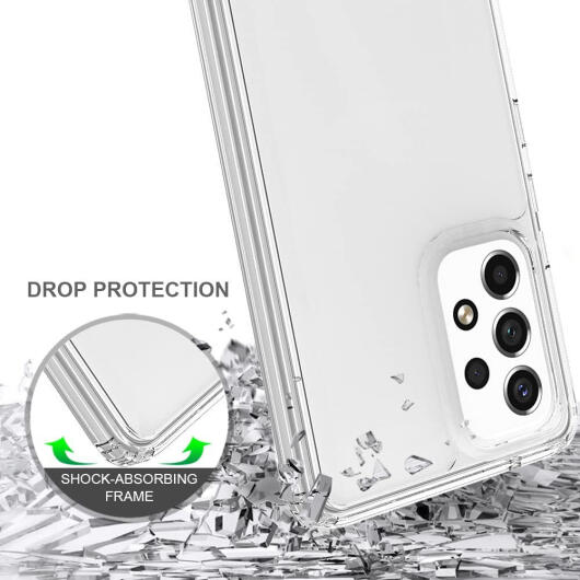 Samsung Galaxy A53 Hoesje Dun TPU Back Cover Transparant afbeelding 3