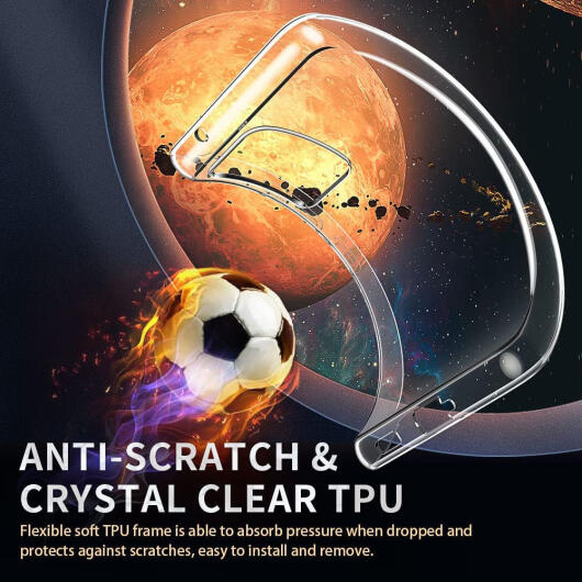 Samsung Galaxy A53 Hoesje Dun TPU Back Cover Transparant afbeelding 4