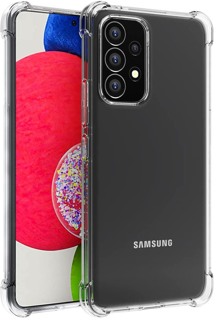 Samsung Galaxy A53 Hoesje Schokbestendig TPU Back Cover Transparant afbeelding 1