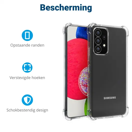 Samsung Galaxy A53 Hoesje Schokbestendig TPU Back Cover Transparant afbeelding 8