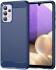 Samsung Galaxy A33 Hoesje Geborsteld TPU Back Cover Blauw afbeelding 1