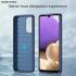 Samsung Galaxy A33 Hoesje Geborsteld TPU Back Cover Blauw afbeelding 3