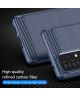 Samsung Galaxy A53 Hoesje Geborsteld TPU Back Cover Blauw