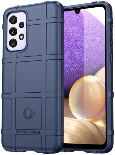 Samsung Galaxy A33 Shock Proof Rugged Shield Back Cover Blauw afbeelding 1