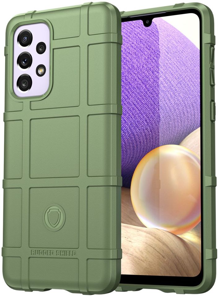 Samsung Galaxy A33 Shock Proof Rugged Shield Back Cover Groen afbeelding 1