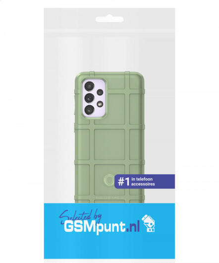 Samsung Galaxy A33 Shock Proof Rugged Shield Back Cover Groen afbeelding 10