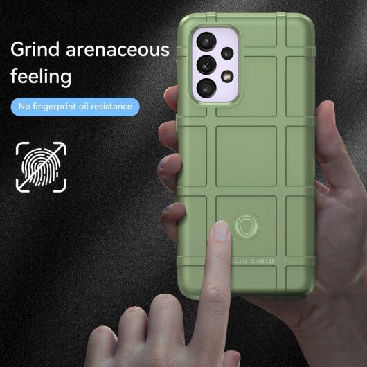 Samsung Galaxy A33 Shock Proof Rugged Shield Back Cover Groen afbeelding 6