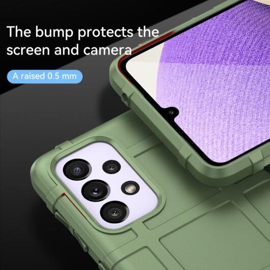 Samsung Galaxy A33 Shock Proof Rugged Shield Back Cover Groen afbeelding 4