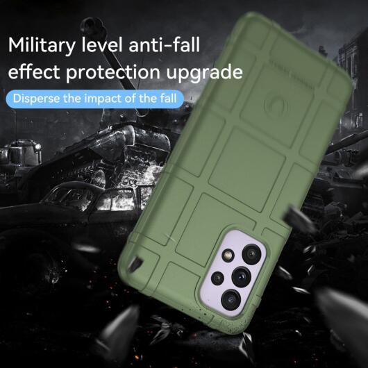 Samsung Galaxy A33 Shock Proof Rugged Shield Back Cover Groen afbeelding 3