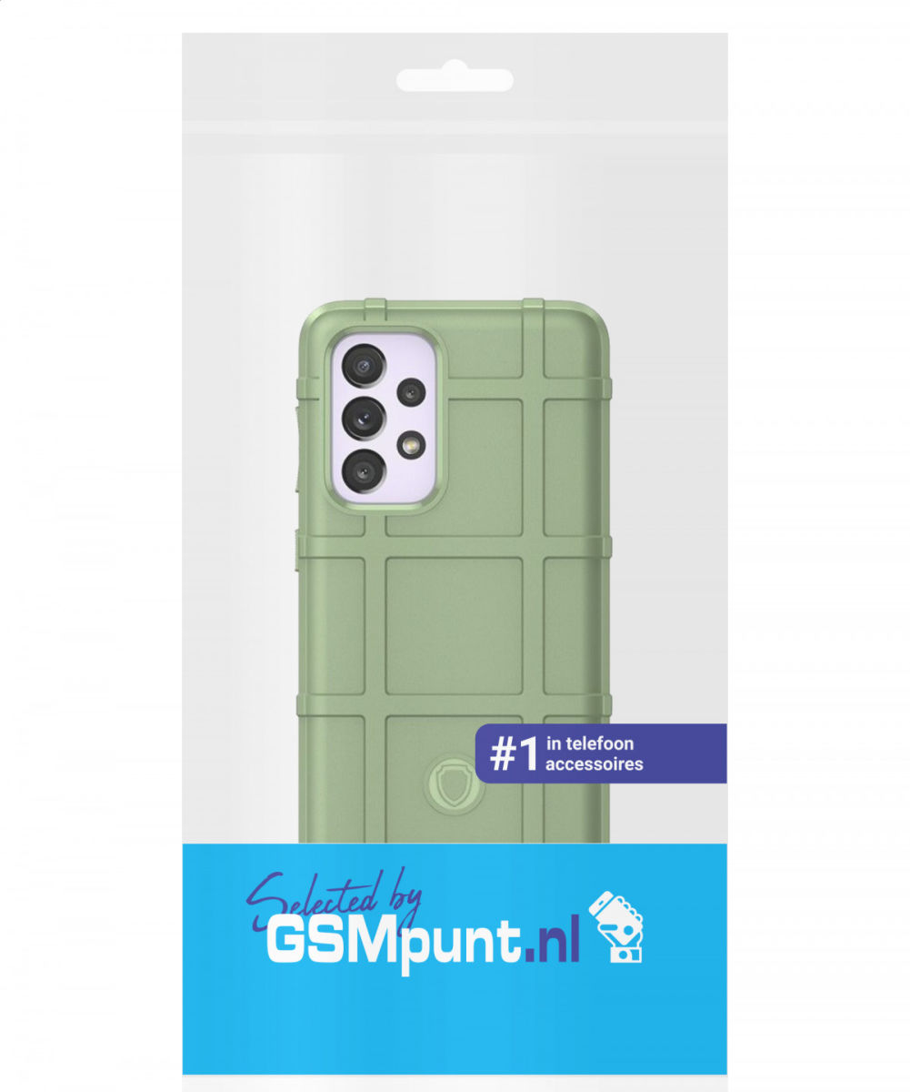Samsung Galaxy A53 Shock Proof Rugged Shield Back Cover Groen afbeelding 10