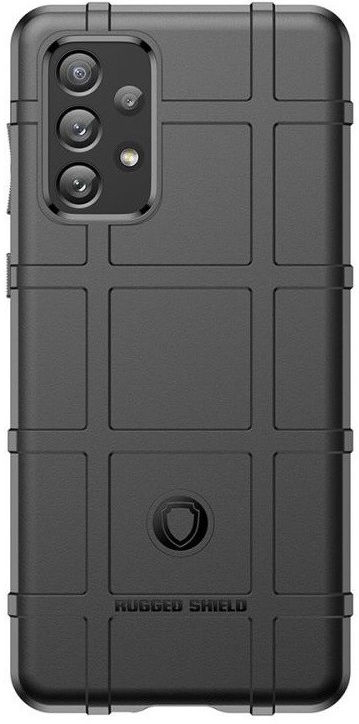 Samsung Galaxy A73 5G Shock Proof Rugged Shield Back Cover Zwart afbeelding 2