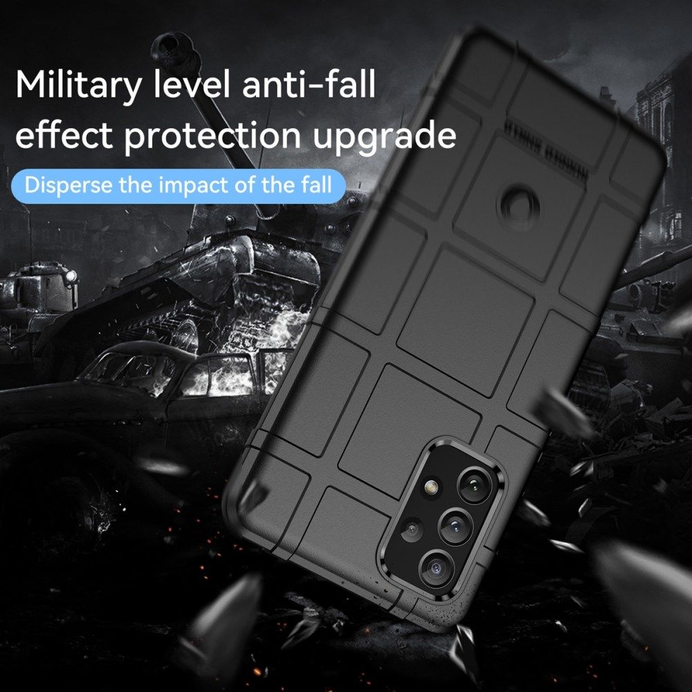 Samsung Galaxy A73 5G Shock Proof Rugged Shield Back Cover Zwart afbeelding 3