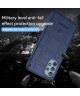 Samsung Galaxy A73 5G Shock Proof Rugged Shield Back Cover Blauw