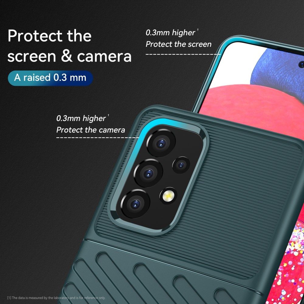 Samsung Galaxy A53 Hoesje TPU Thunder Design Back Cover Groen afbeelding 5