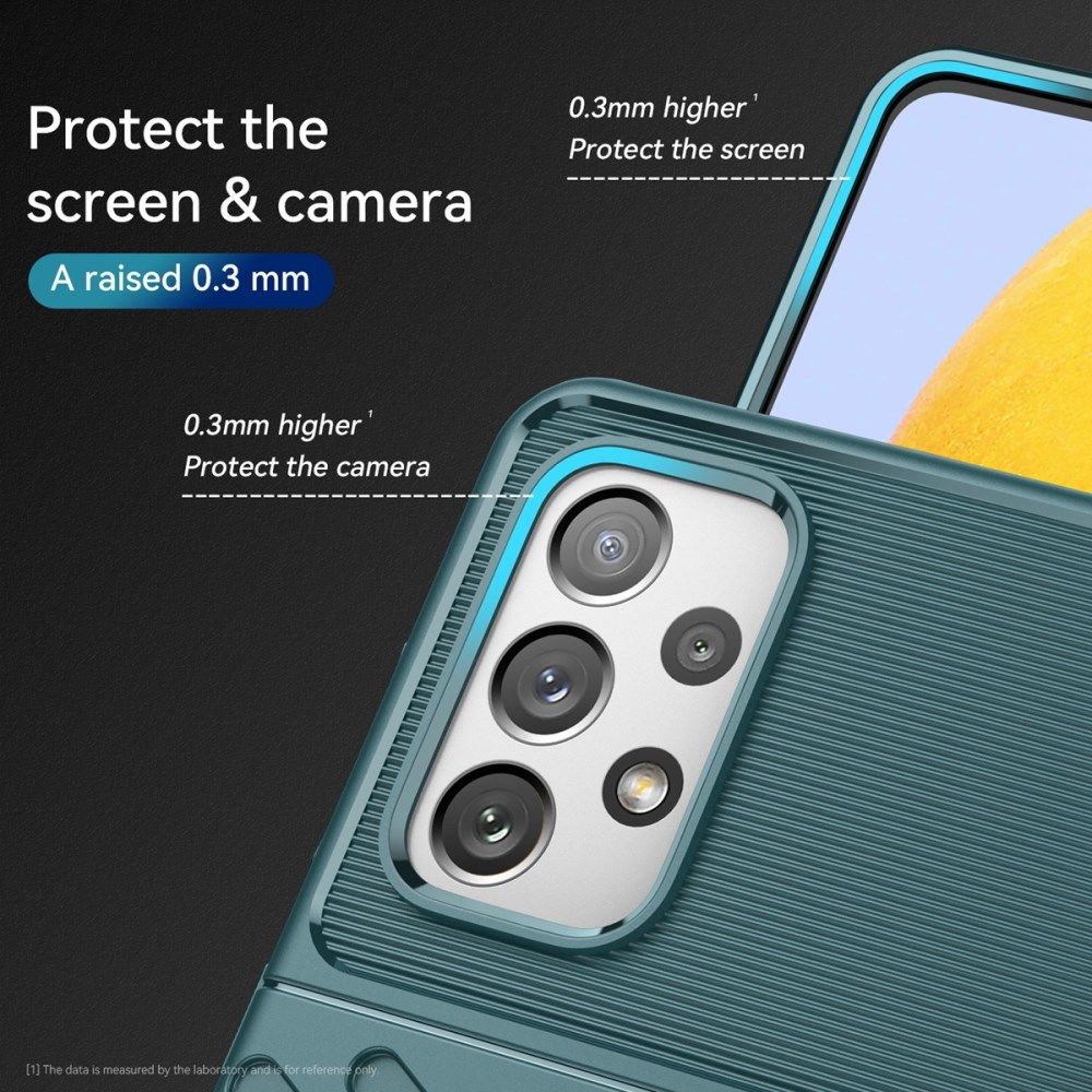 Samsung Galaxy A73 5G Hoesje TPU Thunder Design Back Cover Groen afbeelding 4