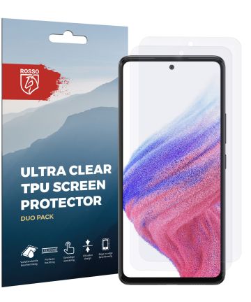 Rosso Samsung Galaxy A53 Ultra Clear Screen Protector Duo Pack Screen Protectors